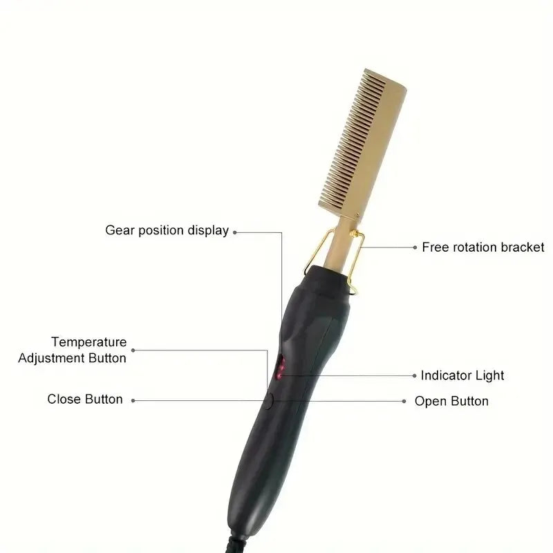 Electric Straight Hair Comb