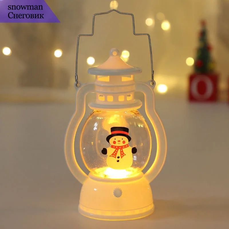 LED Christmas Lantern – Santa