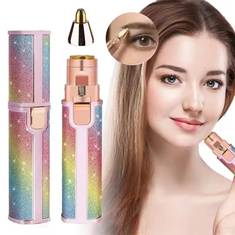 2-in-1 Rechargeable Facial Hair Remover