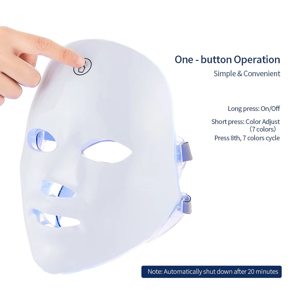 LED Face and Neck Skin Care Beauty Massager