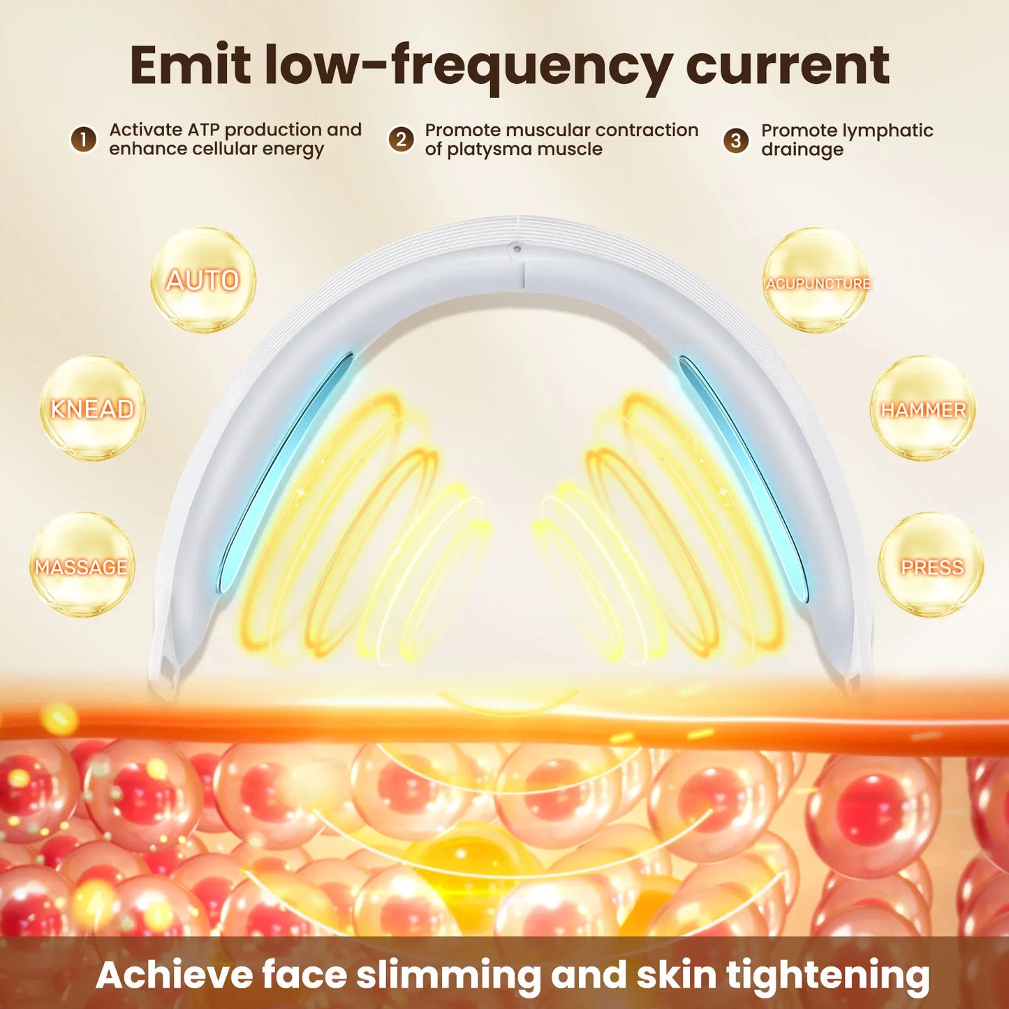 Rechargeable EMS V-Face Lifting Device