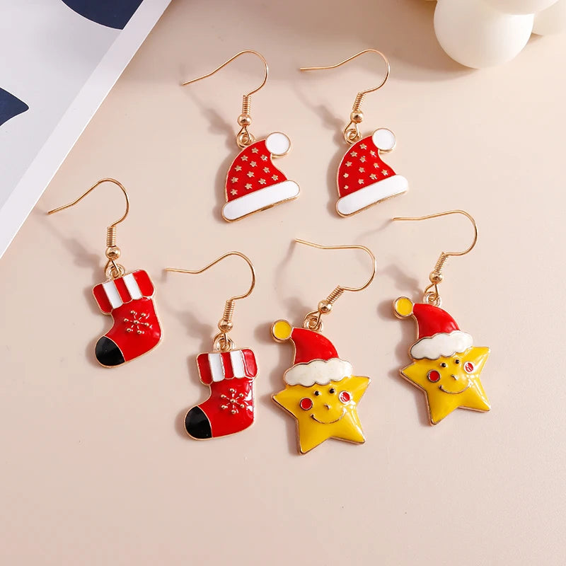 Christmas Drop Earrings