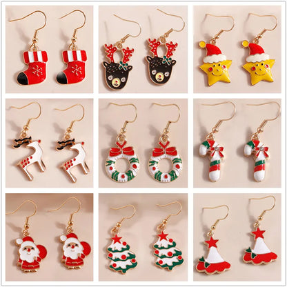 Christmas Drop Earrings