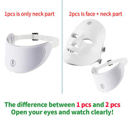 LED Face and Neck Skin Care Beauty Massager