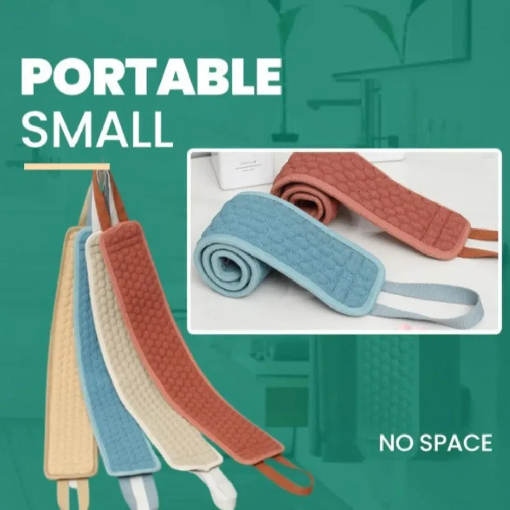Exfoliating Shower Back Scrubber Strap