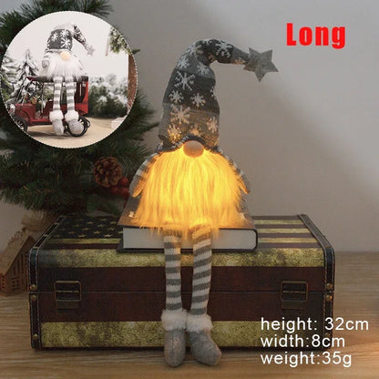 LED Christmas Gnome Doll