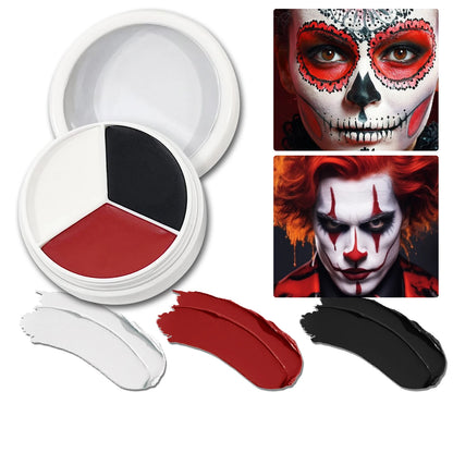 Halloween Face Paint Palette Skeleton Makeup