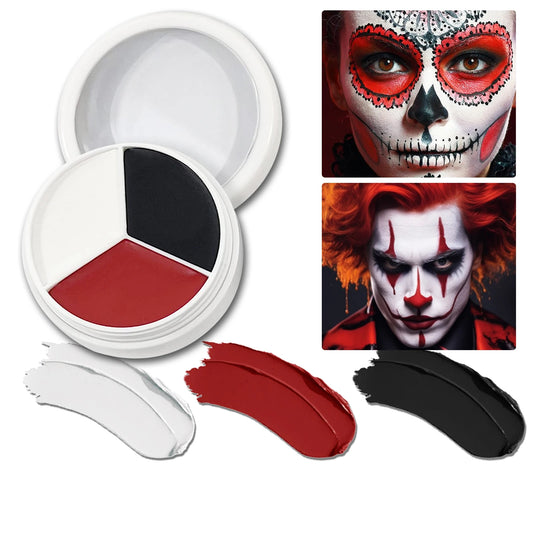 Halloween Face Paint Palette Skeleton Makeup