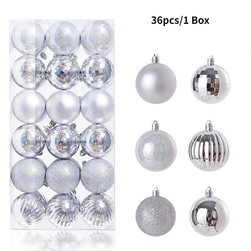 Mini Christmas Tree Balls Set