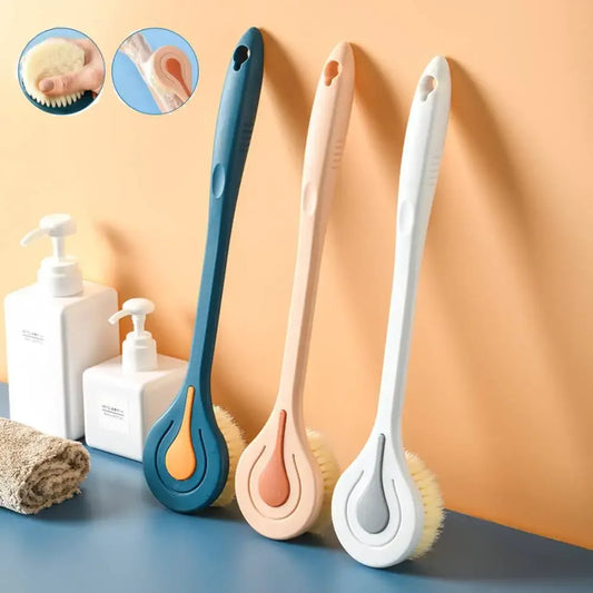 Long Handle Soft Bristle Bath Brush