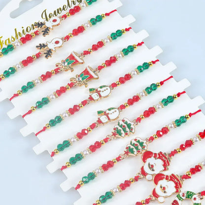 Christmas Pearl Bracelets