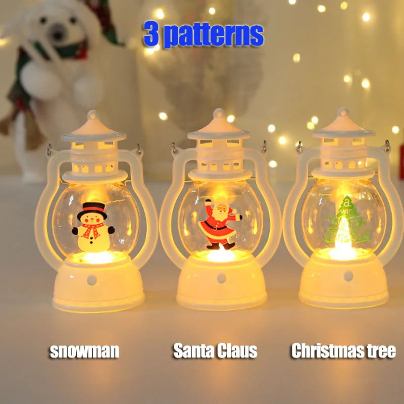 LED Christmas Lantern – Santa