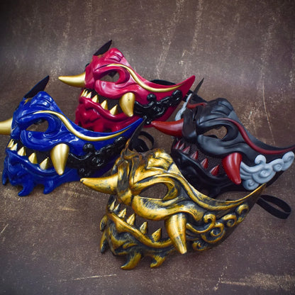 Japanese Demon Half Mask