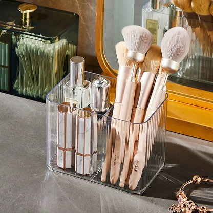 Transparent Plastic Cotton Square Cosmetic Storage Box