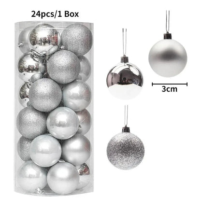Mini Christmas Tree Balls Set
