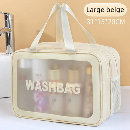 Transparent PU Makeup Bag