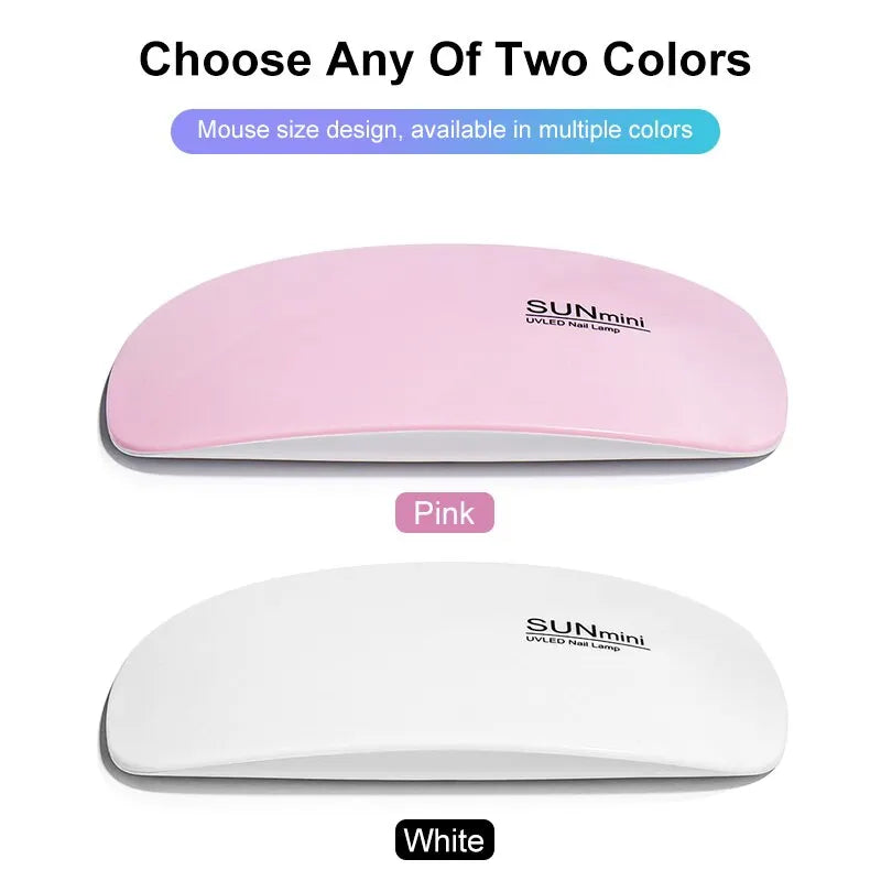 Mini Portable 6W LED UV Nail Dryer