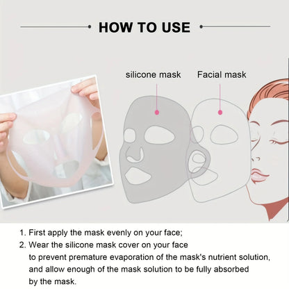 Reusable 3D Silicone Facial Mask
