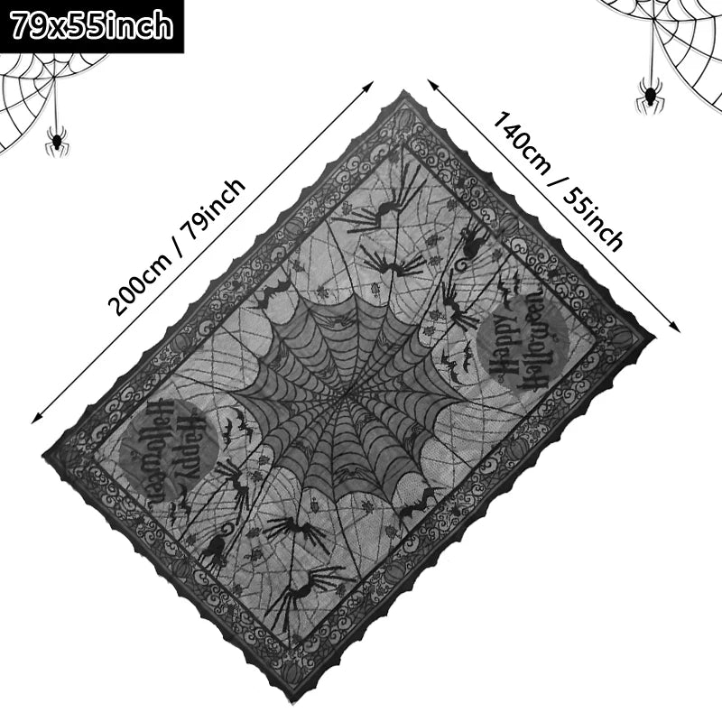 Halloween Lace Tablecloth