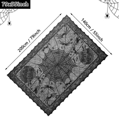 Halloween Lace Tablecloth
