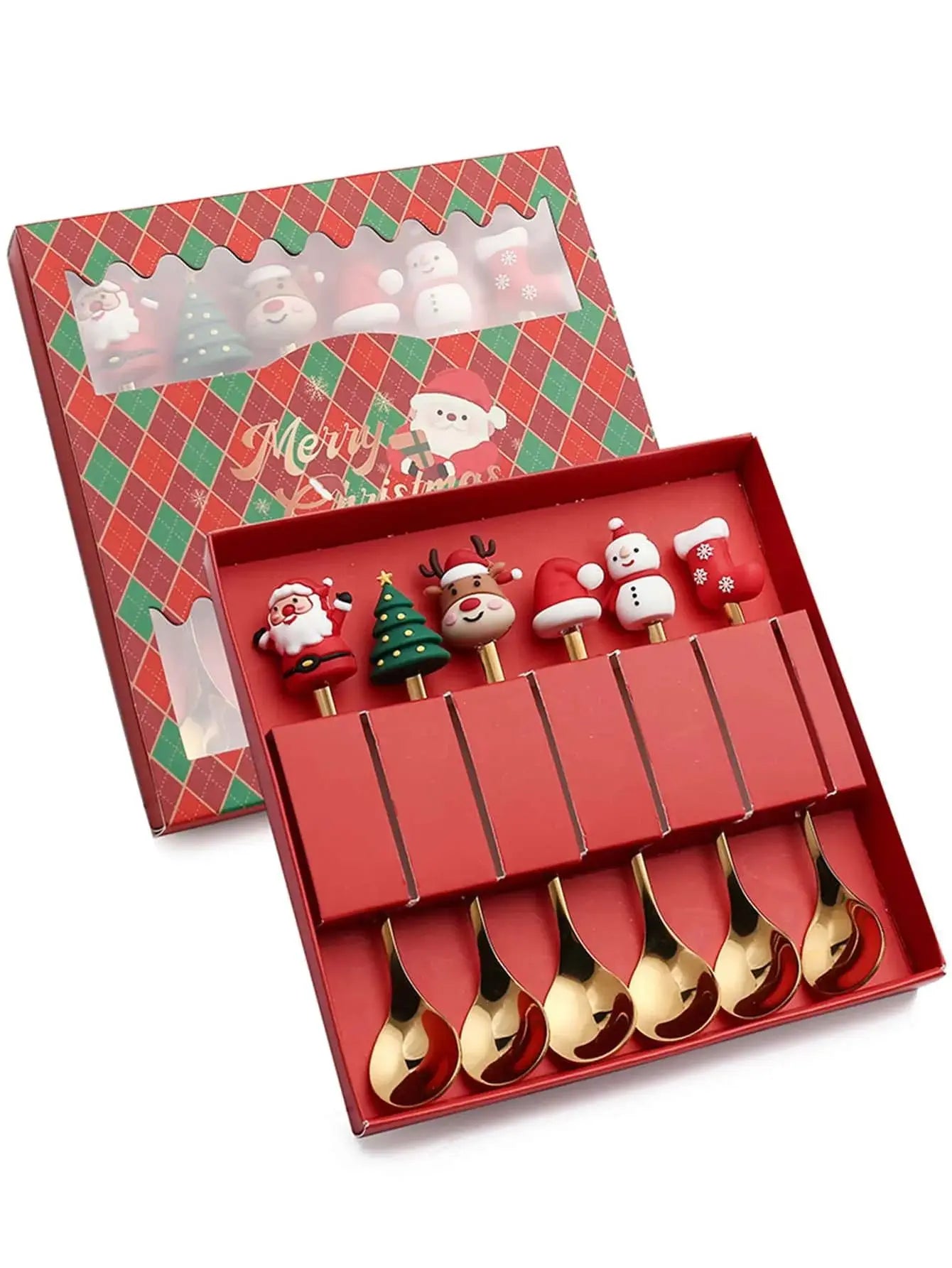 Christmas Fork and Spoon Set