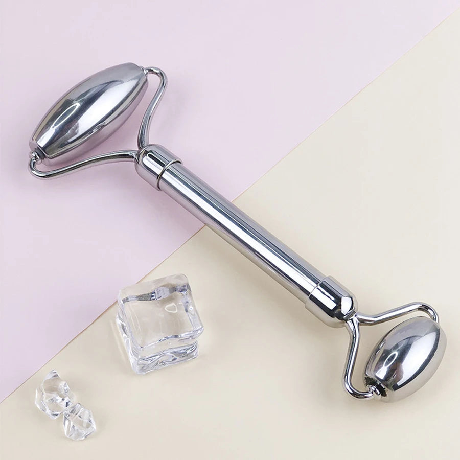 Stainless Steel Ice Face Roller Set