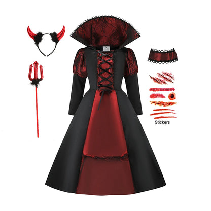 Halloween Gothic Kids Costume