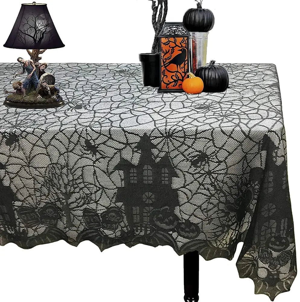 Halloween Lace Tablecloth