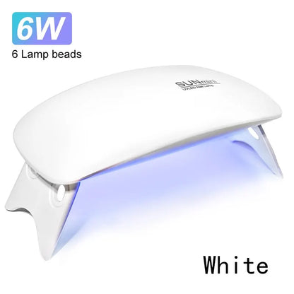 Mini Portable 6W LED UV Nail Dryer