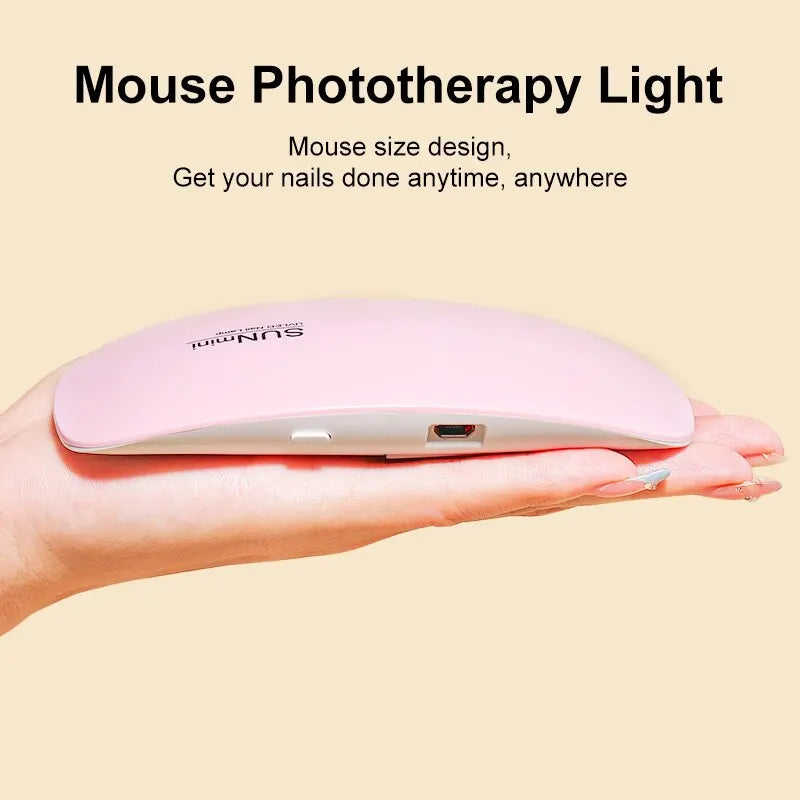 Mini Portable 6W LED UV Nail Dryer