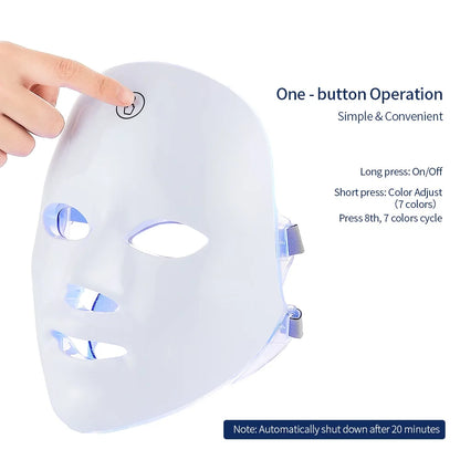 LED Face and Neck Skin Care Beauty Massager