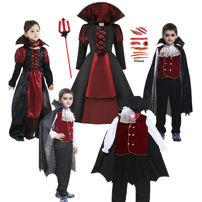 Halloween Gothic Kids Costume