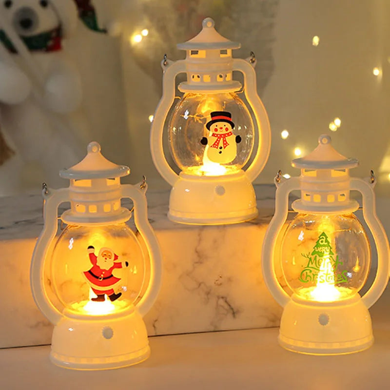 LED Christmas Lantern – Santa