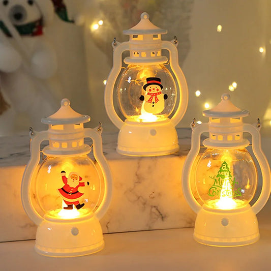 LED Christmas Lantern – Santa