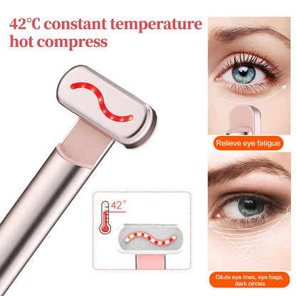 EMS Microcurrent Red Light Face Lifting Wand