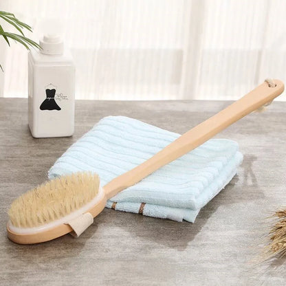 Natural Wooden Handle Bath Brush
