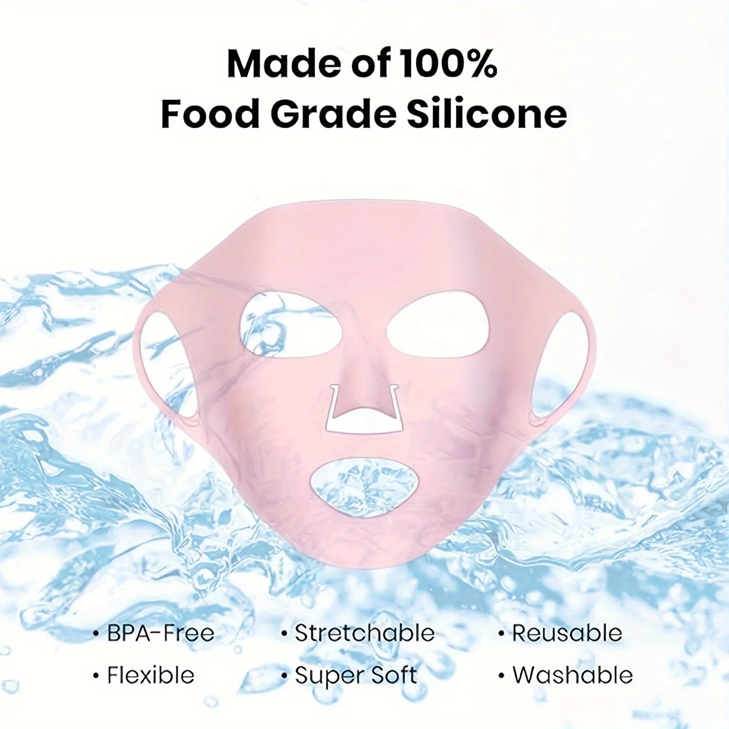 Reusable 3D Silicone Facial Mask