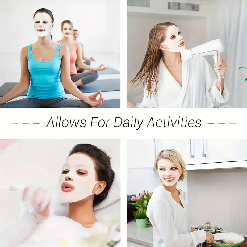 Reusable 3D Silicone Facial Mask
