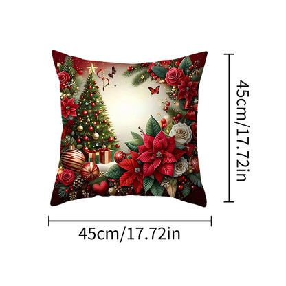 Santa Christmas Pillow Cover
