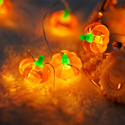 Pumpkin Eyeball LED String Lights