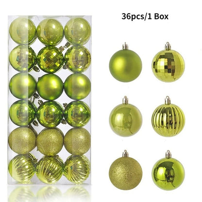 Mini Christmas Tree Balls Set