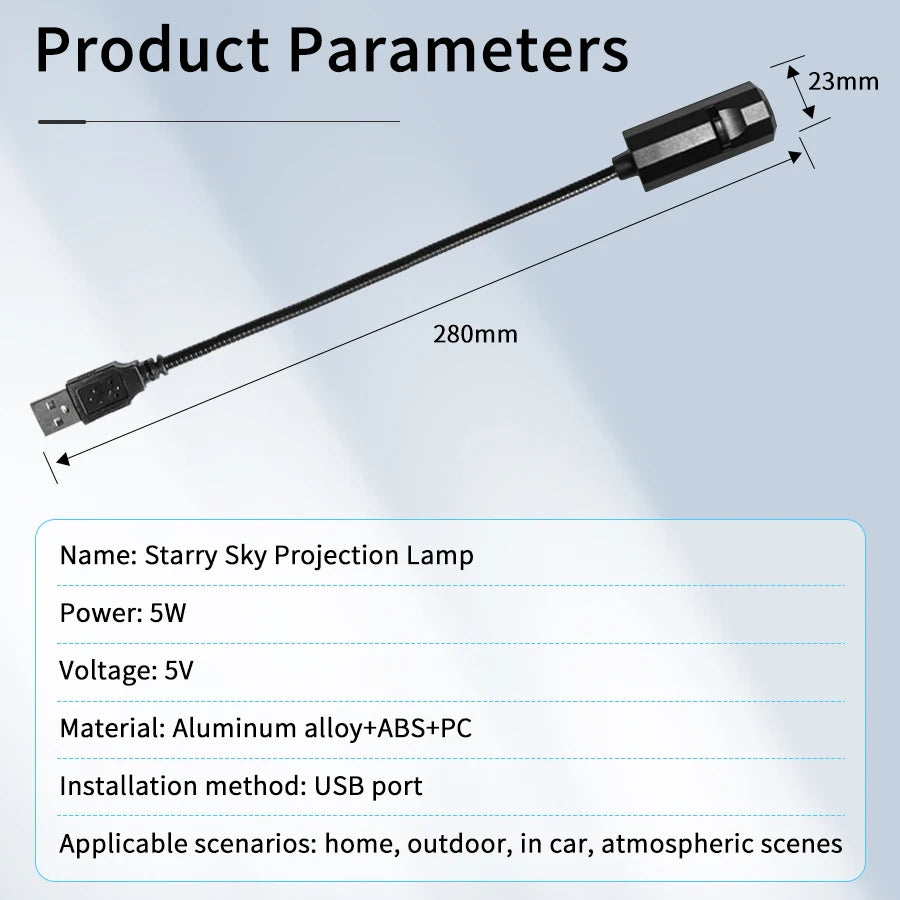 LED Moon Projector Lamp