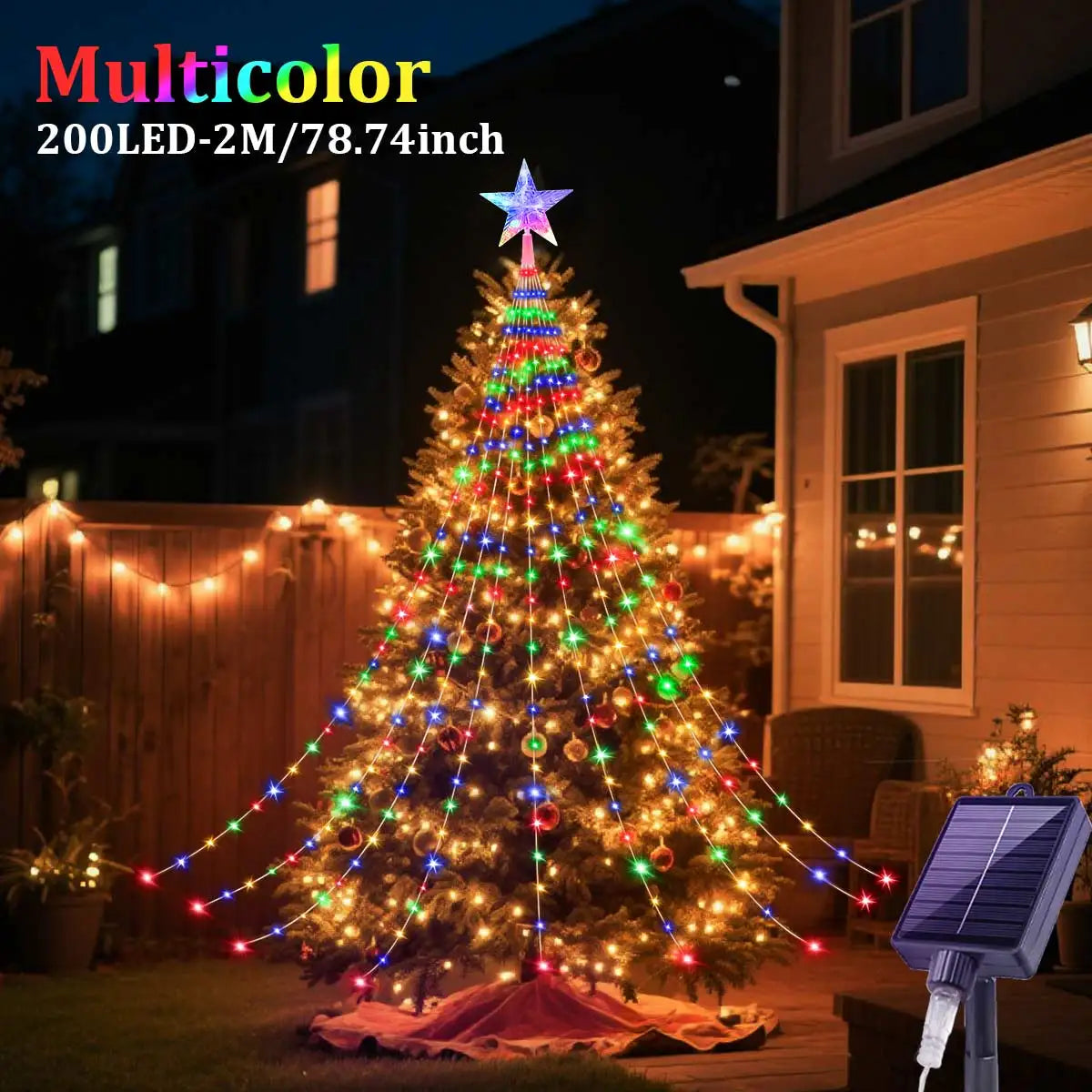 Solar Star String Lights