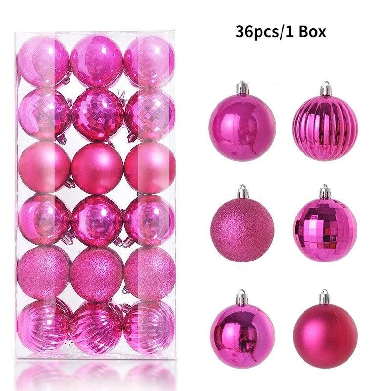 Mini Christmas Tree Balls Set