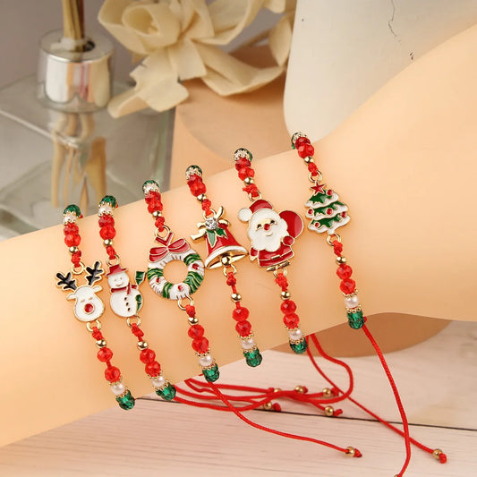 Christmas Pearl Bracelets