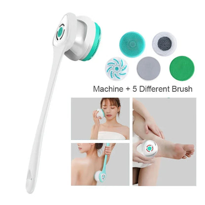 Rechargeable 5-in-1 Electric Shower Brush