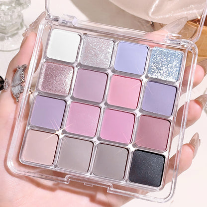 Sixteen-Color Sunset Eyeshadow Palette