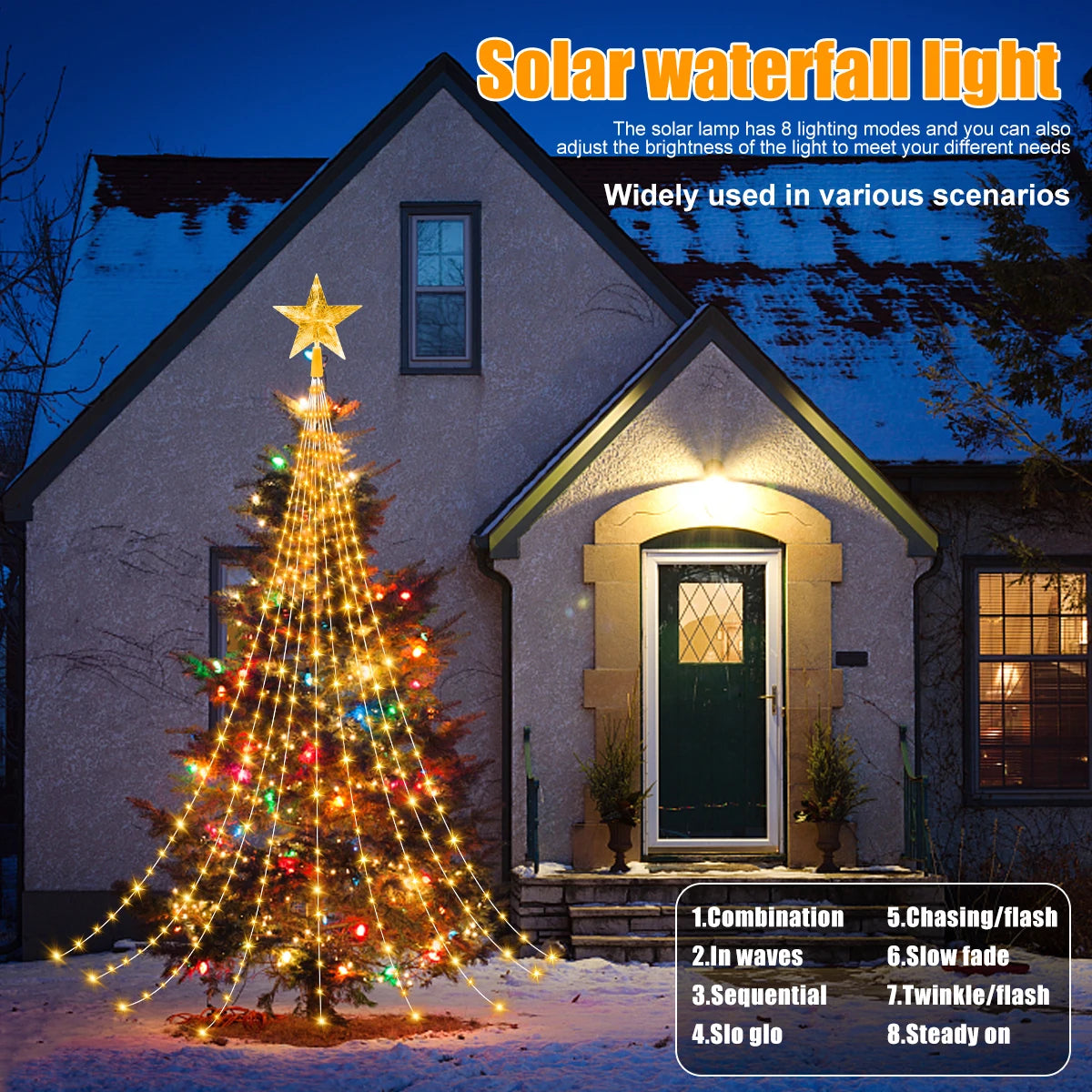 Solar Star String Lights