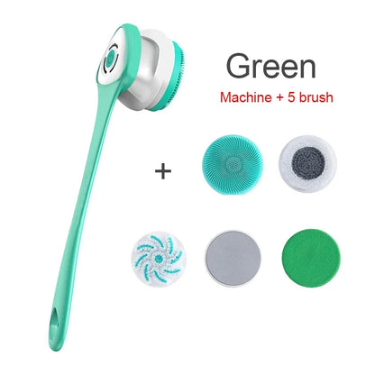 Rechargeable 5-in-1 Electric Shower Brush