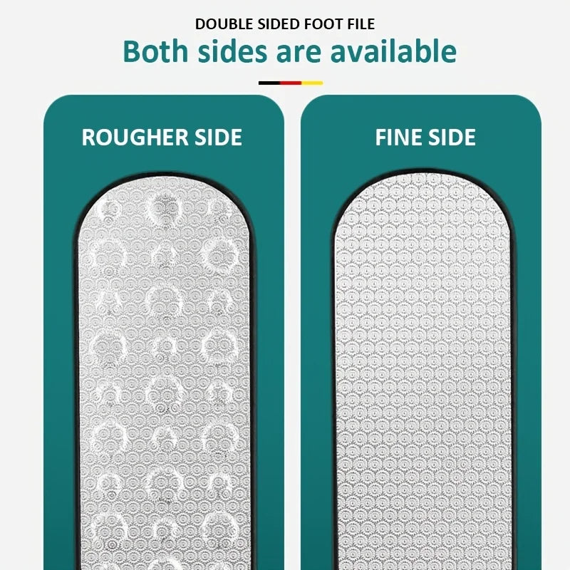 Stainless Steel Double-Sided Foot File Callus Remover Tool